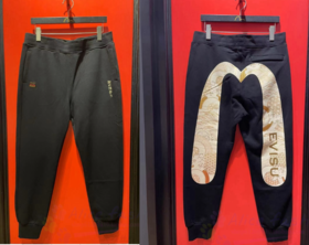 EVISU 男 卫裤 2EAHTM3SP7909XXBLKX