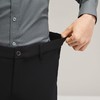 柒牌休闲裤男士2024秋冬新款商务百搭中青年黑色中腰厚款直筒长裤	127H72730 商品缩略图2