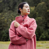 绽放旅行女装802朵/冬季温柔显白夹花感中长款简约休闲毛呢大衣 商品缩略图2