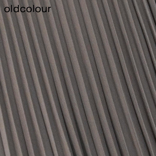 oldcolour新款时尚通勤不规则大摆百褶长款半身裙女P440603A1 商品图3