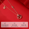 Winy925纯银爱心福气蛇项链玛瑙吊坠轻奢小众精致锁骨链送女友生日新年礼物 商品缩略图1