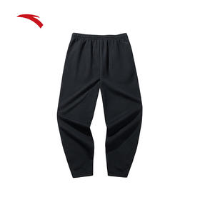 安踏（ANTA）美式复古运动长裤男士冬季新款加绒保暖针织卫裤子152448301N