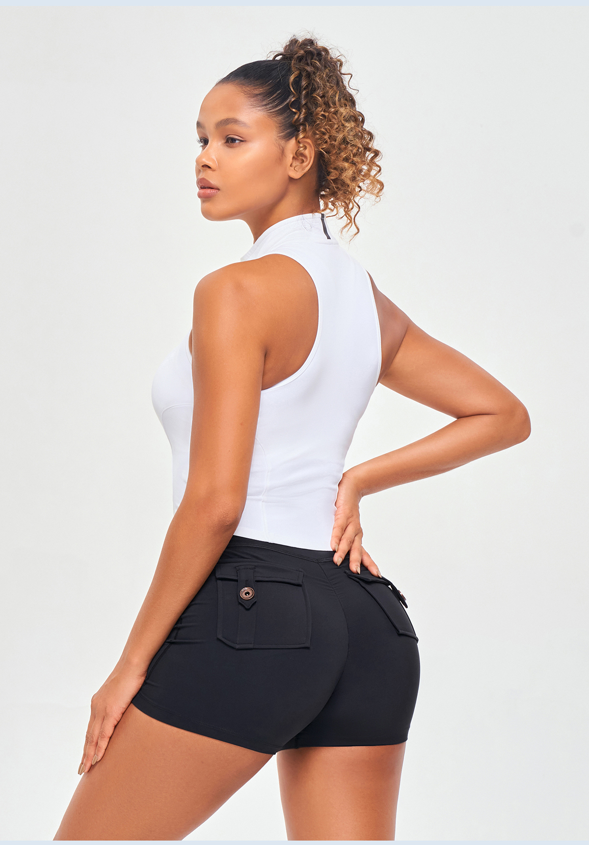 马甲线健身运动无袖背心女户外跑步外穿全拉链百搭瑜伽f2411b597