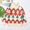 【高领设计，不怕冬天寒冷】巴拉女童加厚套头毛衣 冬装新款 儿童洋气保暖高领 圣诞针织上衣-QQ 商品缩略图3