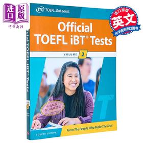 【中商原版】2024年新版官方托福iBT考试指南第二册 第4版 Official TOEFL iBT Tests Volume 2, Fourth Edition