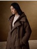 VGRASS维格娜丝24年冬季90鹅绒风衣假两件羽绒服 商品缩略图1