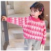 【加厚针织打底衫，温暖舒适】巴拉女童套头毛衣 儿童新款上衣 宝宝洋气 秋冬韩版加厚针织打底衫-QQ 商品缩略图1