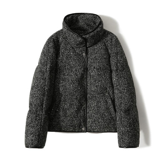 繁星羽绒！2024羊毛编织粗花呢95鹅绒服短款外套小香风羽绒服秋冬女装！ 商品图5