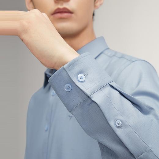 【远红外蓄热】柒牌长袖衬衫男2024秋冬新款含莫代尔商务工装衬衣	127A70830 商品图2