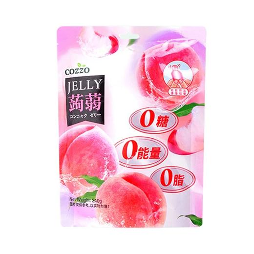 高柔 白桃味零卡蒟蒻果冻（魔芋果冻） 240g/袋 商品图0