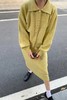 ANSUABEL 柠檬黄针织开衫半裙套装 14485 商品缩略图4