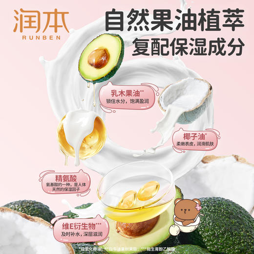 润本婴儿全身润肤乳300ml大容量 舒缓干燥保湿滋润 全身滋润保湿 新生儿可用 商品图2