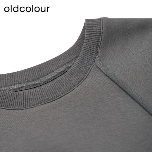 oldcolour冬季新品纯色圆领休闲百搭时尚保暖卫衣女P420202A1 商品图2