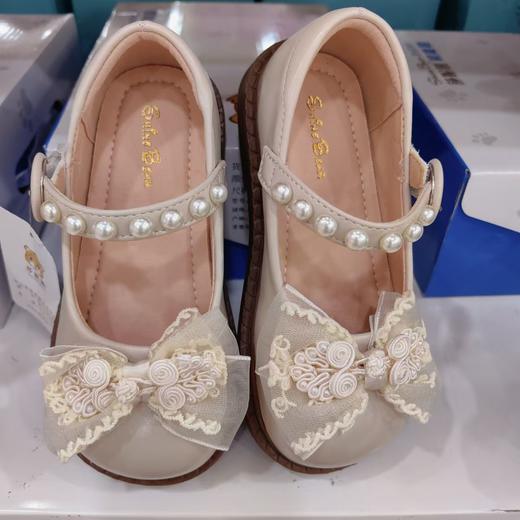 莎妮熊24AU小童皮鞋D24595（粉色/米色） 商品图4