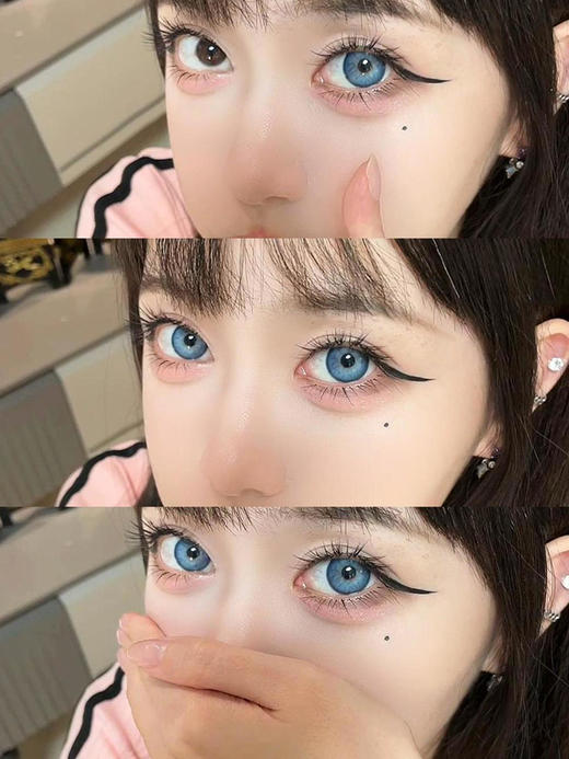 Serltyca日抛 · 电子细胞蓝&电子细胞棕&电子细胞绿 14.2mm白狮参考着色大直径  ·日抛 一盒6片装 商品图2