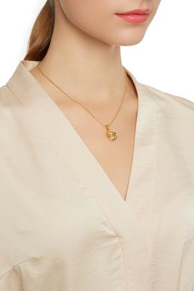 Time Made 巨蟹座吊坠锆石项链 6663