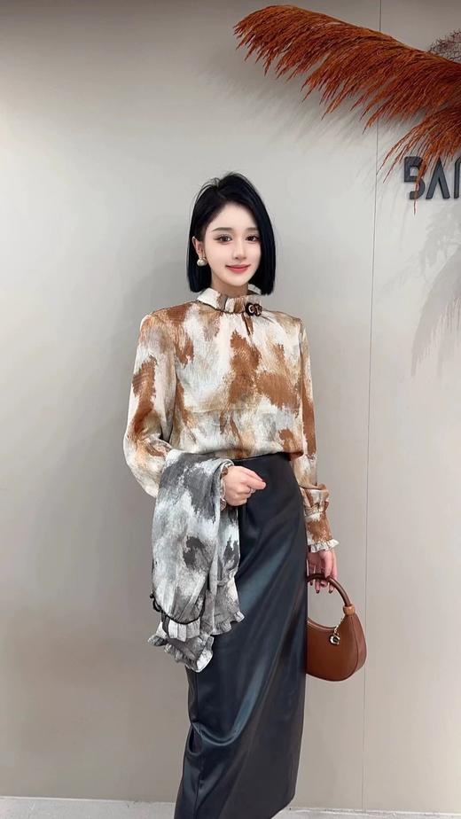 HJ3F55衬衫  优质面料，舒适透气~栗壳 商品图4