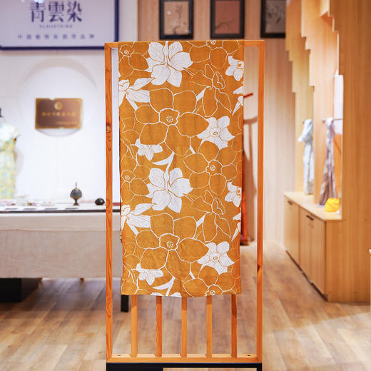 “青云染”ClouDyeing-[洵美]抗皱柞蚕丝丝巾披肩 商品图2