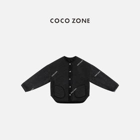 COCO ZONE【两面穿】秋冬小香风圆领单排扣外套CC1D2585