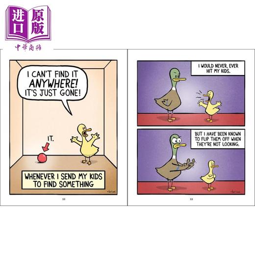 【中商原版】禽鸟语言 欢迎来到育儿领域 Fowl Language 英文原版 育儿漫画 幽默搞笑 父母提升 家庭亲子教养 进口读物 商品图1