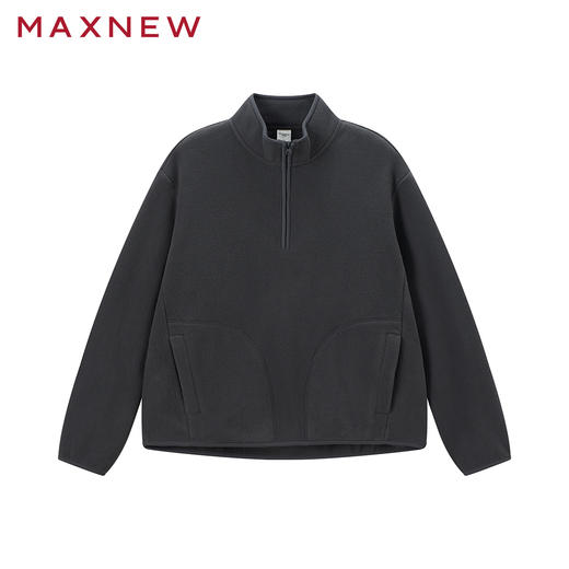 【卫衣】立领半开襟摇粒绒卫衣1N4222404 商品图1