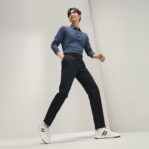 柒牌男装休闲裤男2024年秋季新款商务通勤舒适百搭修身直筒长裤子	127H70490 商品图3