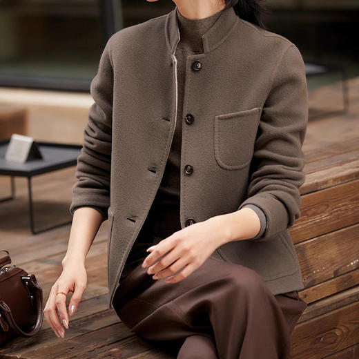 【高货ayts】全新升级【铂金会员588/天猫799/差价211】(12542) 洛诗琳新款高支羊毛双面异色西装老钱LP风毛呢外套 商品图2