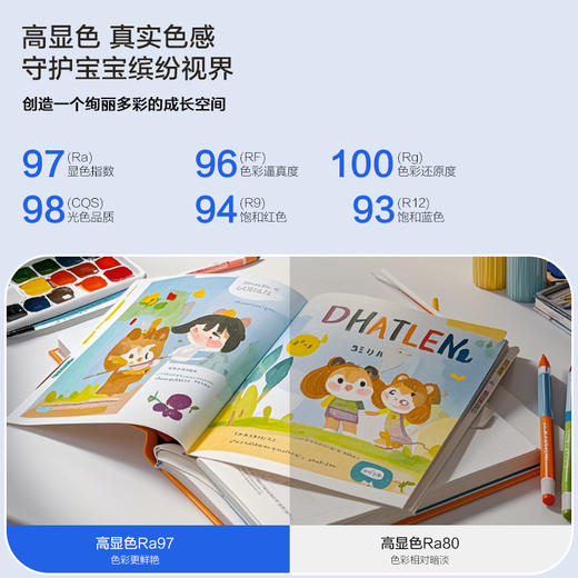 欧普（OPPLE）全光谱护眼吸顶灯光X微棱镜4重防眩光学客厅灯智能LED照明灯具 商品图2