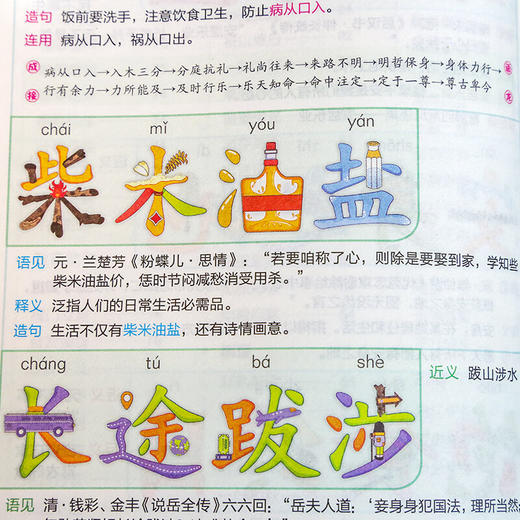 一看就会的分类象形成语小学常用通用语文成语学习近义反义成语解释 商品图2
