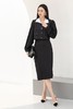 Le Malene 小香风方领拼接短款外套半裙套装 14480 商品缩略图5