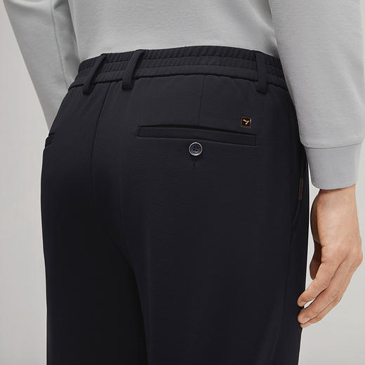 【针织复合底】柒牌男装休闲裤男2024秋季新品商务修身直筒长裤子	127H72710 商品图2