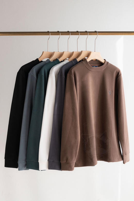 【男士德绒打底衫】重磅推荐‼  🎖被称为“御寒专家”的双面德绒面料 ❗❗  ✅1件抵2件!德绒保暖  ✅合身立体版型，显瘦  5个尺码穿到200斤 商品图0