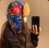 民族风大花东北雷锋帽女冬季加厚加绒护耳棉帽户外防寒骑车防风帽 商品缩略图6
