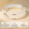 Winy9999足银古法平安喜乐手镯新中式银镯子送女友节日生日礼物 商品缩略图1