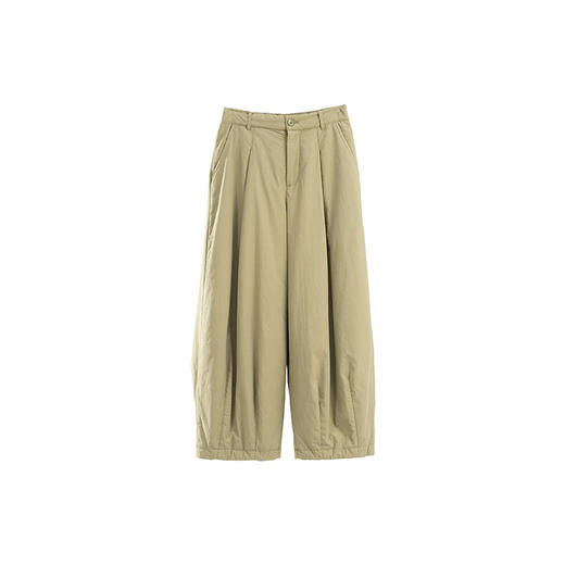 绽放799朵/气球棉裤2024新款冬季夹棉保暖宽松廓形显瘦文艺休闲裤 商品图4