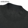 oldcolour冬季新款黑色优雅气质宽松显瘦针织连衣裙女P461002A1 商品缩略图2
