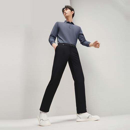 【远红外发热】柒牌男士休闲裤冬季2024新品商务通勤上班保暖长裤	127H72610 商品图1