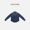 COCO ZONE 秋季高级感长袖翻领休闲牛仔衬衫CC1D2544 商品缩略图1