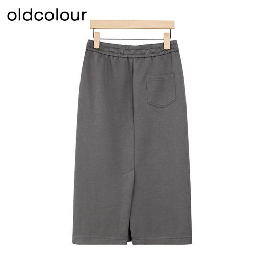 oldcolour冬季新品高腰抽绳显瘦运动休闲时尚半身裙女P420604A1 商品图1
