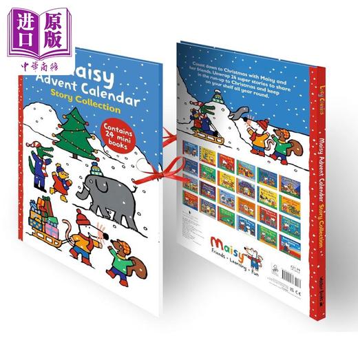 【中商原版】小鼠波波新年盲盒书 Maisy Advent Calendar Story Collection 英文原版 儿童活动书 故事绘本 进口童书 商品图1