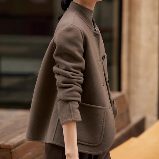 【高货ayts】全新升级【铂金会员588/天猫799/差价211】(12542) 洛诗琳新款高支羊毛双面异色西装老钱LP风毛呢外套 商品图3