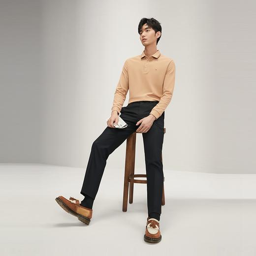 【犀牛褶】柒牌西裤男正装2025秋冬新款商务通勤上班男士直筒长裤	127H71650 商品图3