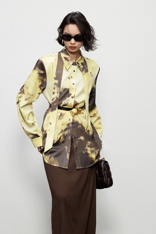 Kai & Kiera 复古扎染缎面衬衣 19264 商品图4