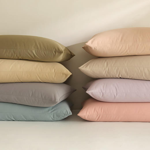 老米优品🎈单只/一对【100支全棉 单品磨毛枕套】好品质磨毛枕套！纯色中厚长绒棉枕套 单独枕套！ 商品图0