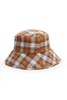 SUMMER & SAGE 橙色复古格纹渔夫帽 6600 商品缩略图1