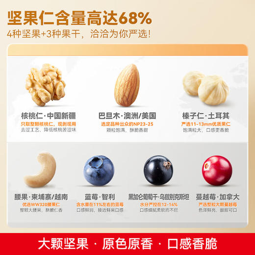 洽洽 小黄袋每日坚果30日装26g*30袋 商品图1