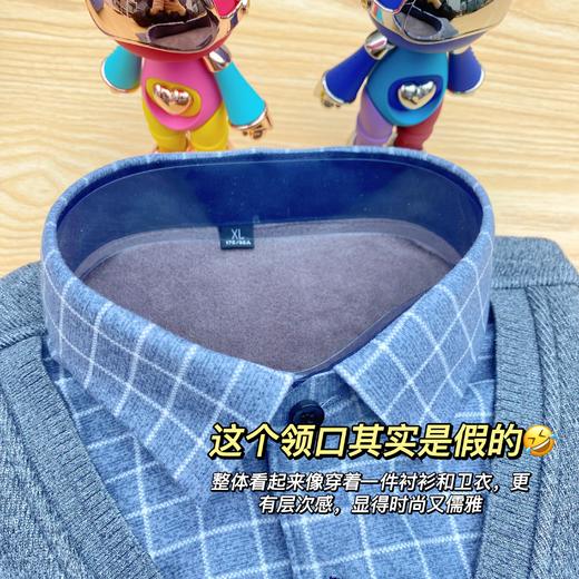 【雅度鸟男士加绒衬衣假两件】💗，🤩完全不输大牌品质的加绒衬衣假两件‼ ✅只要89元就能得到300+衬衣的品质！绝对的诚意满满！ 商品图2