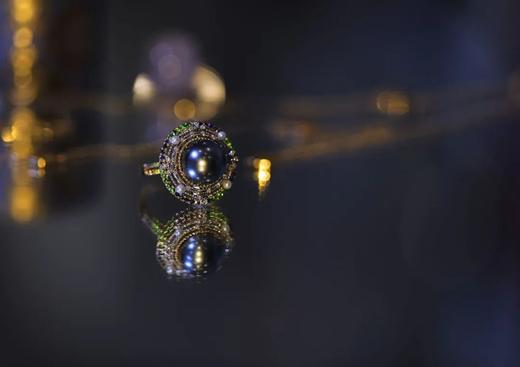 梵高的星空 ｜黑珍珠戒指 商品图5