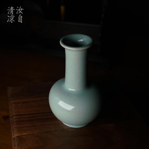 问鼎汝自清凉胆瓶 梅瓶 三足洗 长颈瓶 纸槌瓶（缺货） 商品图3