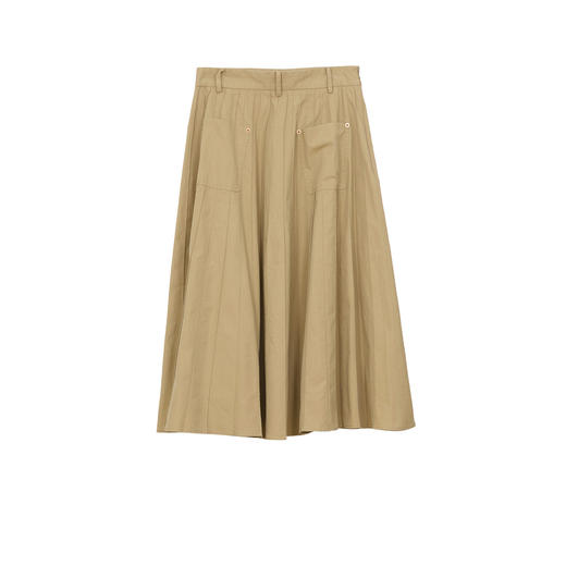 谜底半身裙女2024冬季新品通勤风百搭A字型百褶裙伞裙244MB1666 商品图4